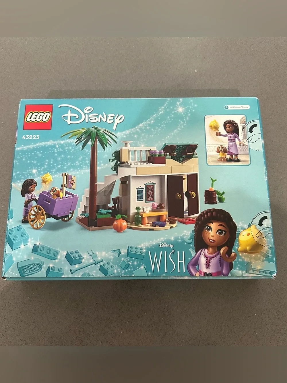 LEGO Disney Wish 43223 Asha in the City of Rosas Building Set 154 Pieces NIB